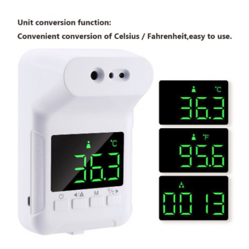 Termometru Digital Non-Contact Cu Infraroșu ,Alarmă Febră Și Display LCD